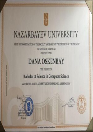 Buy Degree From the Nazarbayev University