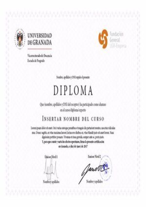 Buy college degree from the Universidad de Granada