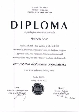 Buy college degree from the Univerza v Mariboru