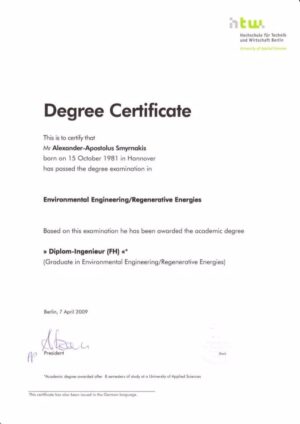 Buy college degree from The Hochschule für Technik und Wirtschaft Berlin