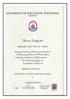 Buy college degree from The University of Education, Winneba